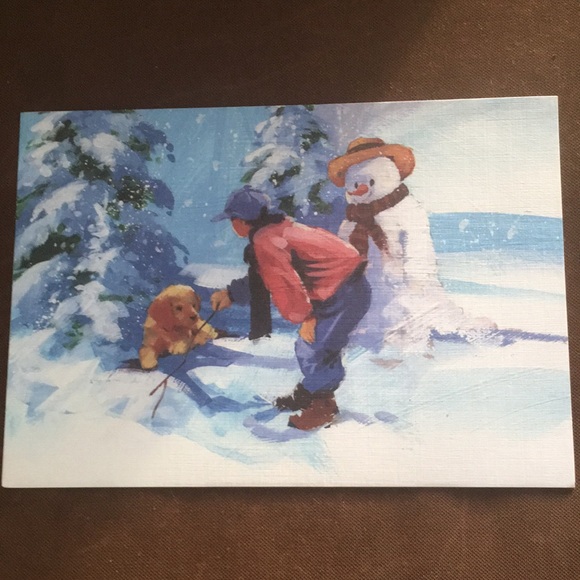 20 CARTES PLAISIRS D’HIVER. 20 Winter Playground Christmas Cards In FRENCH - Picture 6 of 16